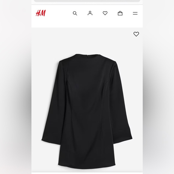 H& M backless satin dress. NWT.‎ Retail 60 - Picture 1 of 9